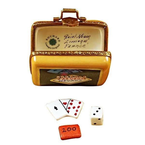 Suitcase Welcome Las Vegas Limoges Box, view 4
