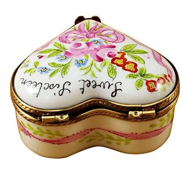 Sweet Sixteen Heart Limoges Box Keepsake, view 4