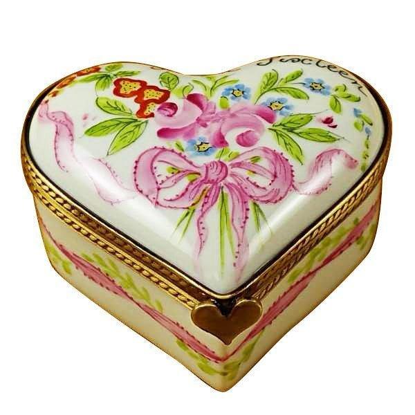 Sweet Sixteen Heart Limoges Box Keepsake, view 3