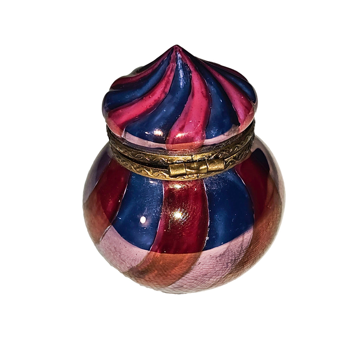 Ornament Swirl Pink Gold Christmas Tent Top for Home Decor, view 3