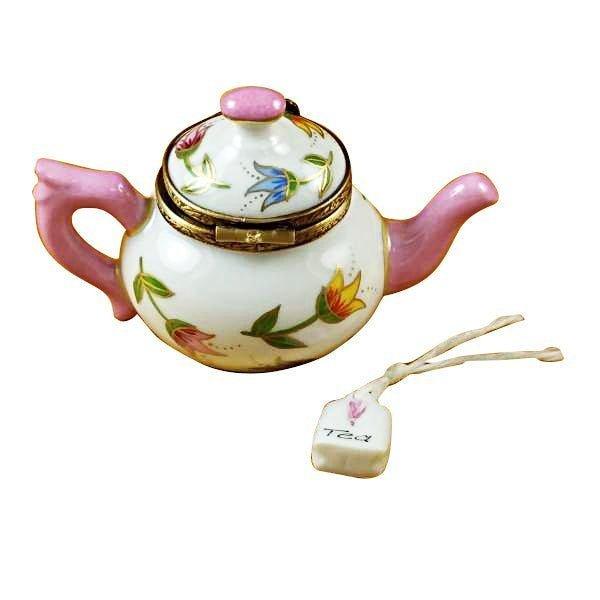 Teapot Tulips Limoges Box Spring Décor, view 3