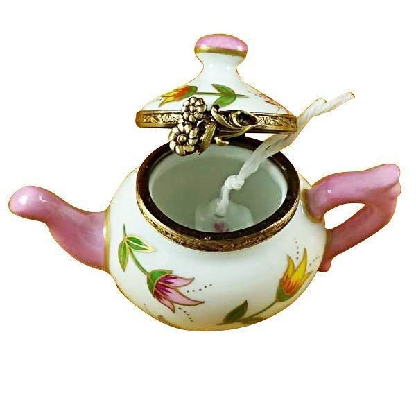 Teapot Tulips Limoges Box Spring Décor, view 2