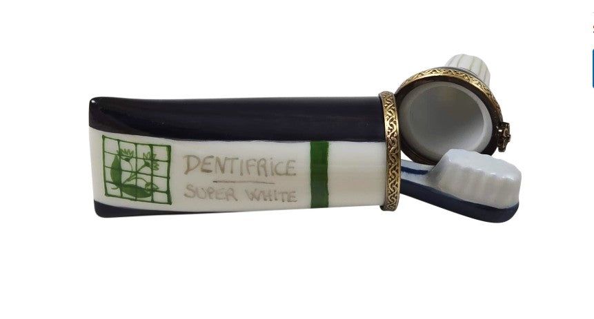 Tube Toothpaste Blue Mint with Removable Brush, view 2