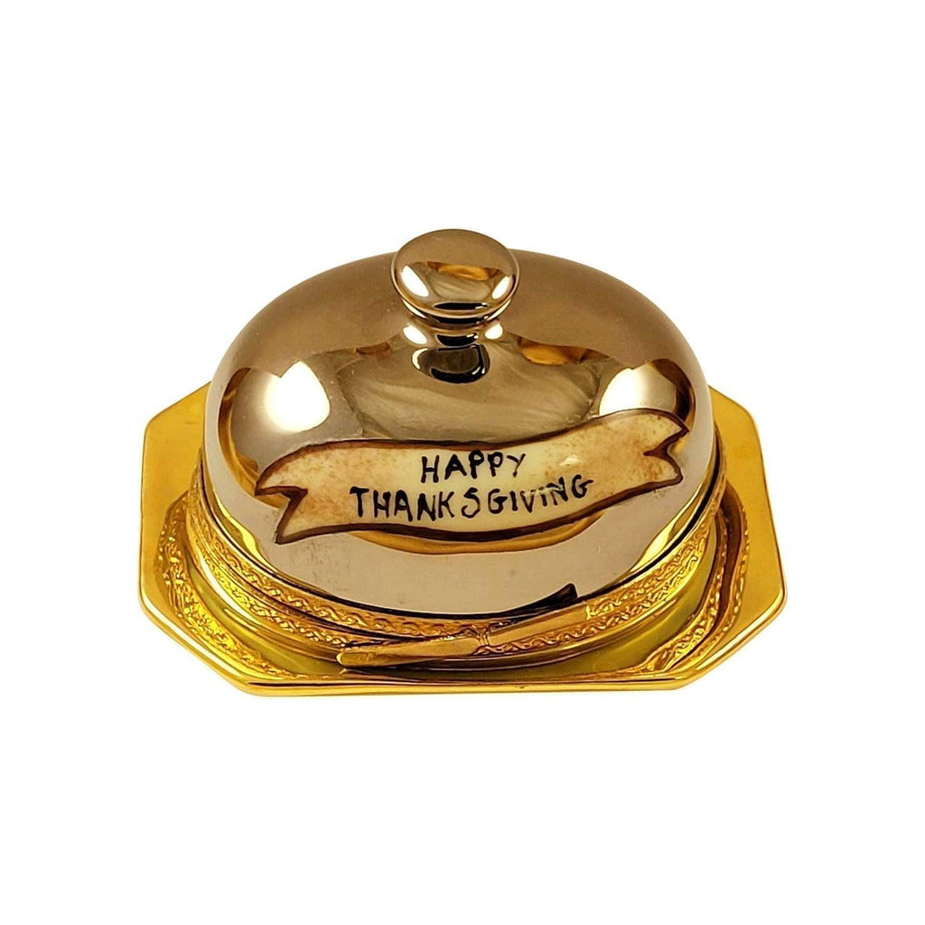 Turkey Under Chrome Happy Thanksgiving Limoges Box, view 3