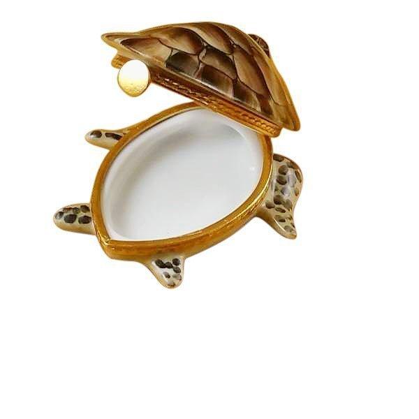 Turtle with Baby Limoges Box Figurine Gift, view 4