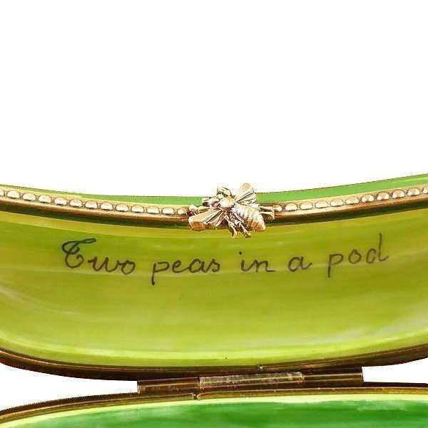 Two Peas in a Pod Limoges Box for Celebrating Love, view 5