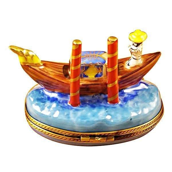 Venice Gondola Limoges Box for Art Collectors, view 3