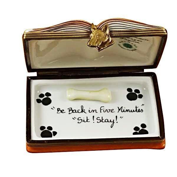 Veterinarian Book Limoges Box for Dog & Cat Lovers, view 2