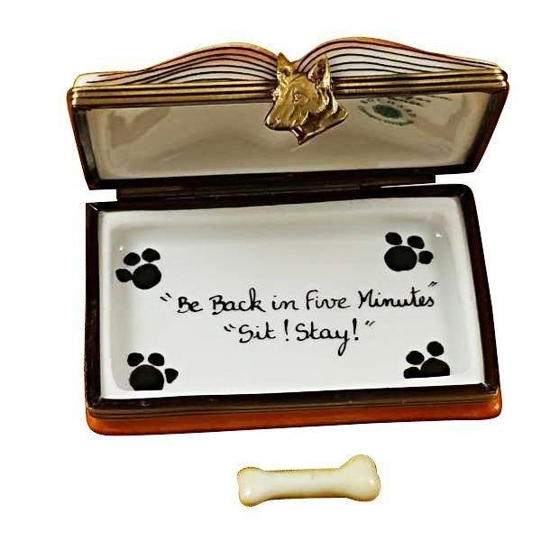 Veterinarian Book Limoges Box for Dog & Cat Lovers, view 3