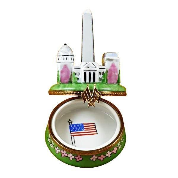 Washington Monuments Limoges Box for History Lovers, view 2