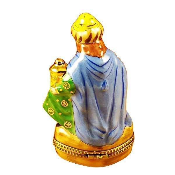 Wiseman Green Coat Limoges Box for Decor, view 3