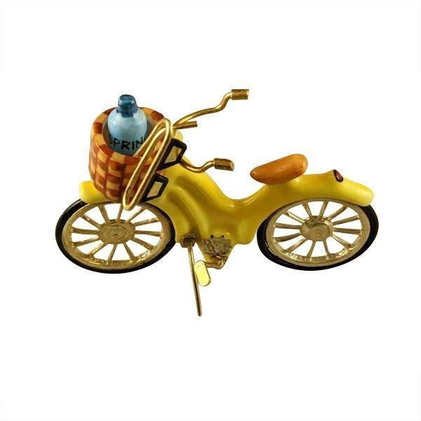 Porcelain Art Object Beach Cruiser Brass Sunglass Trinket Limoges, view 3