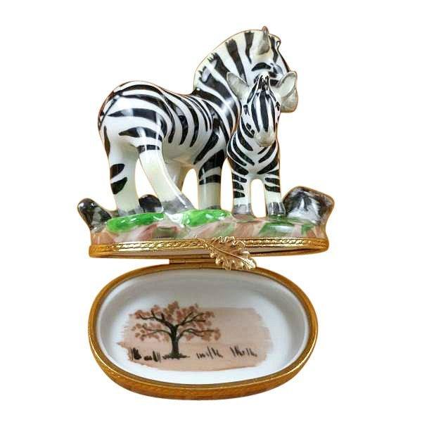 Zebra with Baby Limoges Box Gift, view 2